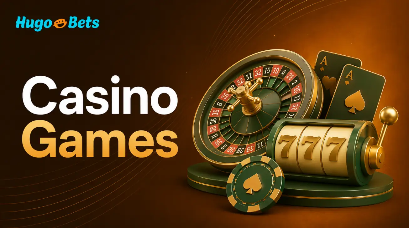 Casino Games Available at Hugo Bets Casino