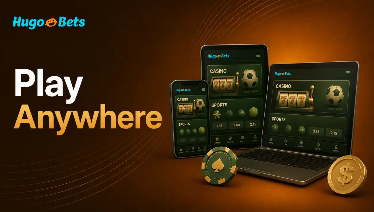 Using Hugobet on Mobile Tablet and Desktop